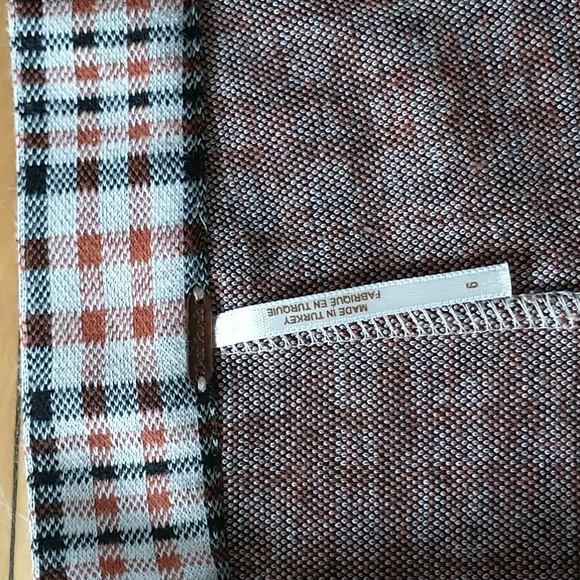 Free People Carnaby Plaid Pant in Orange Combo - Picture 4 of 6